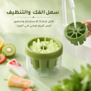 قالب آيس كريم مع أعواد